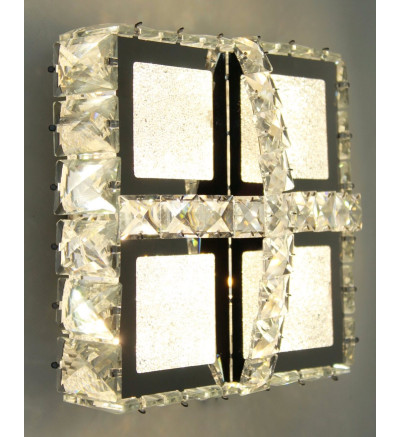 Светодиодное бра с хрустальными камнями Priority light 2853/1 32W хром фото