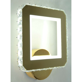 Светодиодное бра с хрустальными камнями Priority light 2881/1 36W золото фото