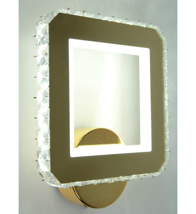 Светодиодное бра с хрустальными камнями Priority light 2881/1 36W золото фото