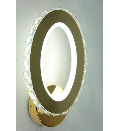 Светодиодное бра с хрустальными камнями Priority light 2897/1 32W золото фото